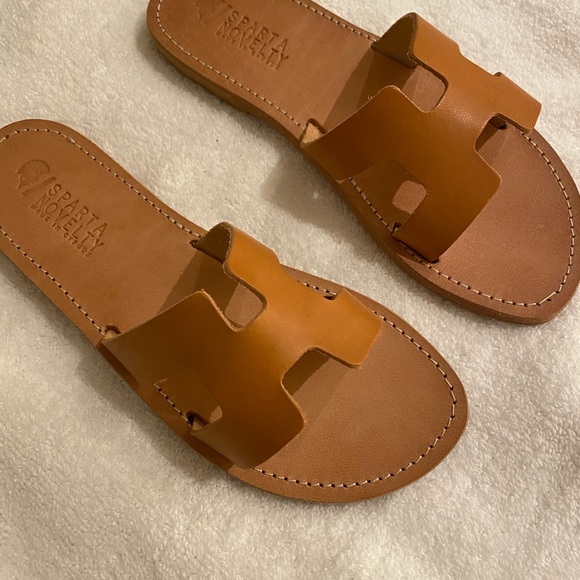 Cute slip ons natural leather looking - Picture 3 of 5